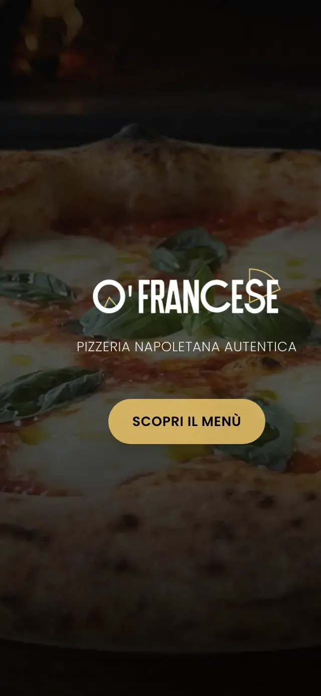Sito web O’ Francese su smartphone